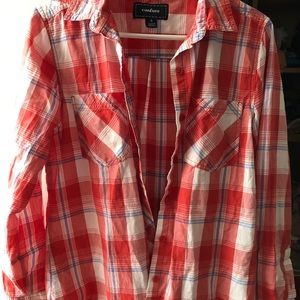 Confess Flannel button down shirt
